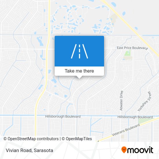 Mapa de Vivian Road