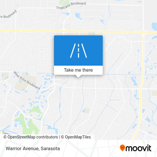 Mapa de Warrior Avenue