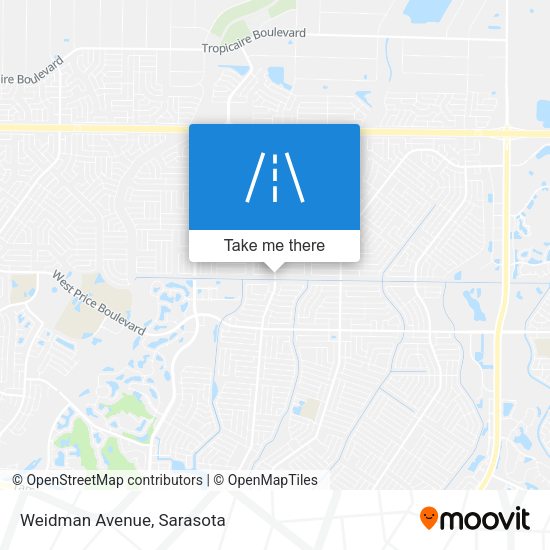 Mapa de Weidman Avenue