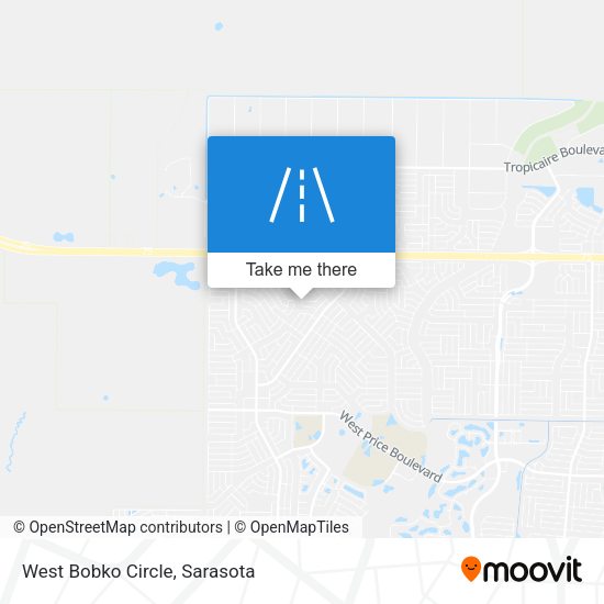 Mapa de West Bobko Circle