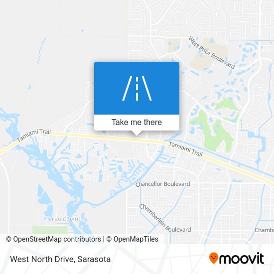 Mapa de West North Drive
