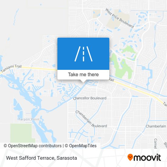 West Safford Terrace map