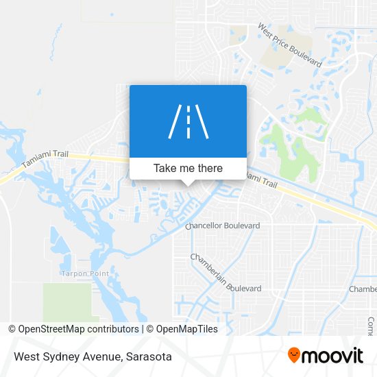 West Sydney Avenue map