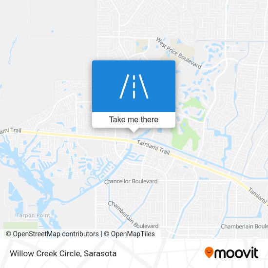 Willow Creek Circle map
