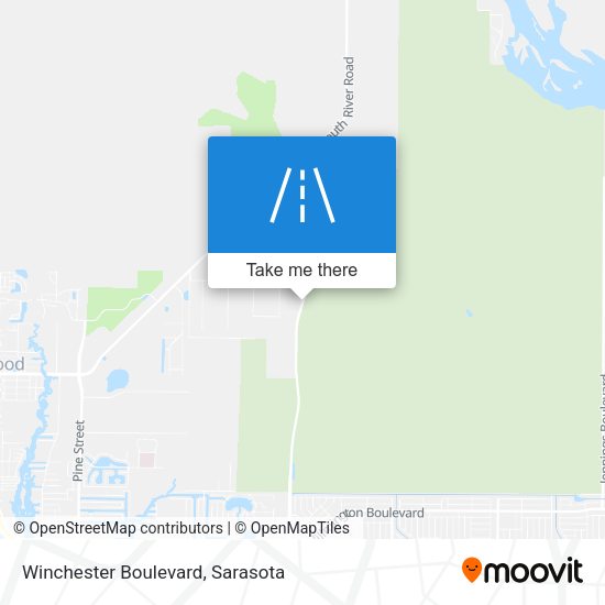 Mapa de Winchester Boulevard