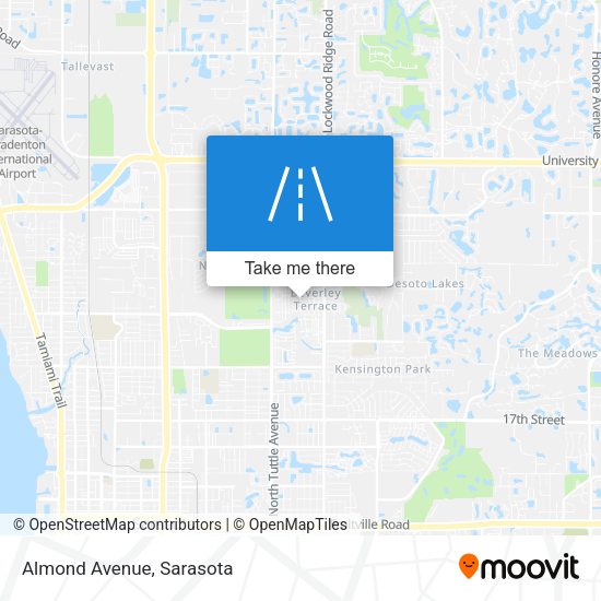 Mapa de Almond Avenue