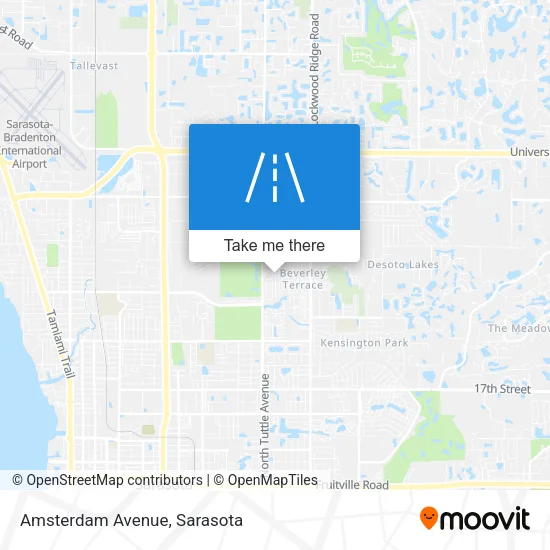 Amsterdam Avenue map