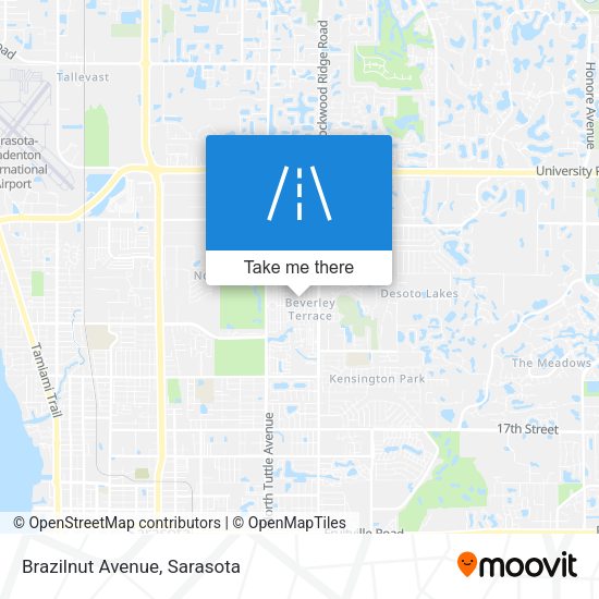 Mapa de Brazilnut Avenue