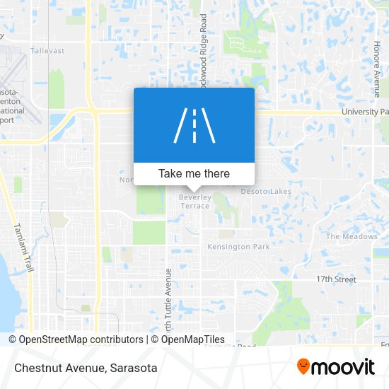 Mapa de Chestnut Avenue