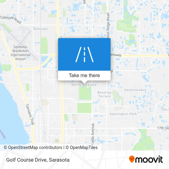 Golf Course Drive map