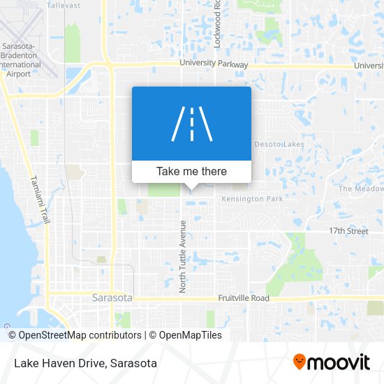 Lake Haven Drive map
