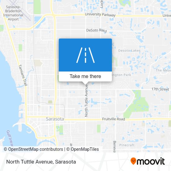 North Tuttle Avenue map