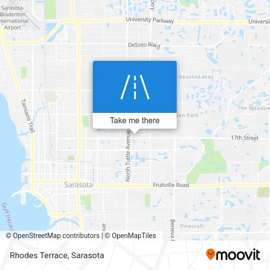 Rhodes Terrace map