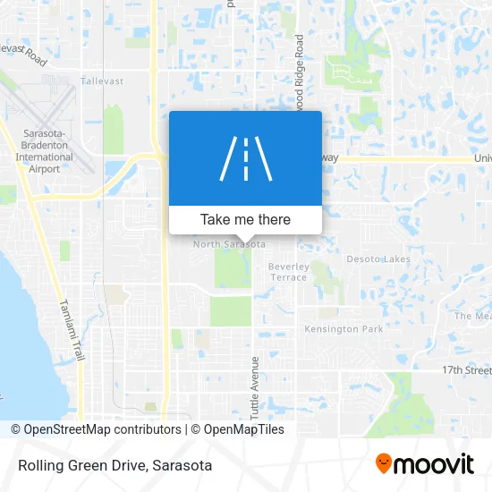 Rolling Green Drive map