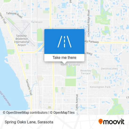 Spring Oaks Lane map