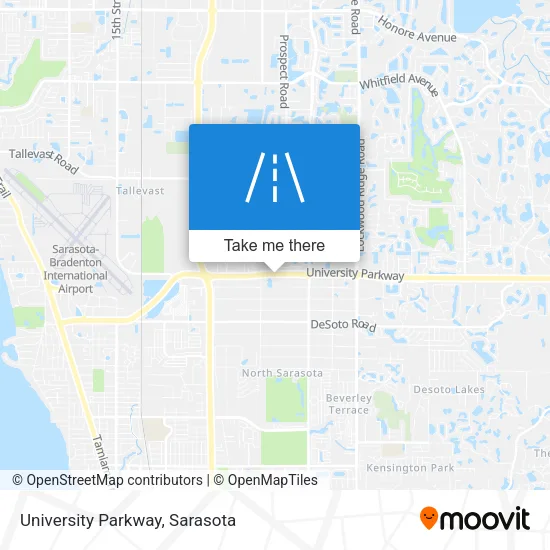 University Parkway map