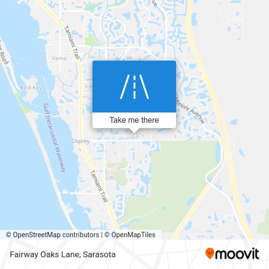 Fairway Oaks Lane map