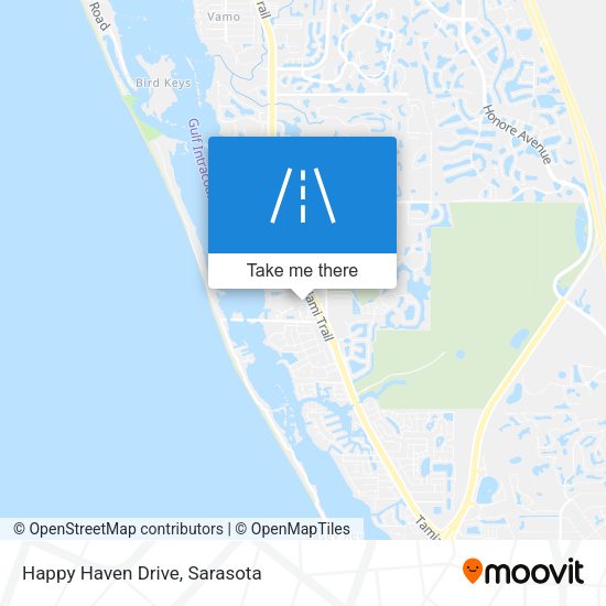 Happy Haven Drive map