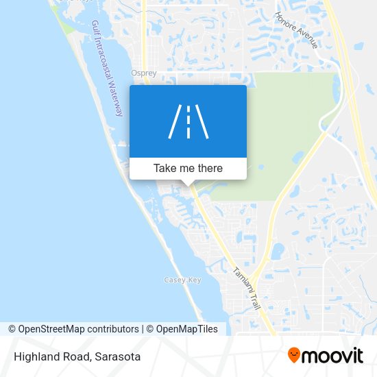 Mapa de Highland Road