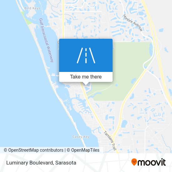 Mapa de Luminary Boulevard