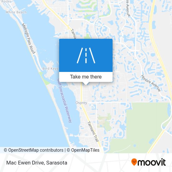 Mapa de Mac Ewen Drive