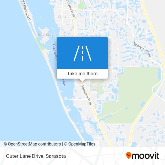 Mapa de Outer Lane Drive