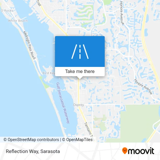 Reflection Way map