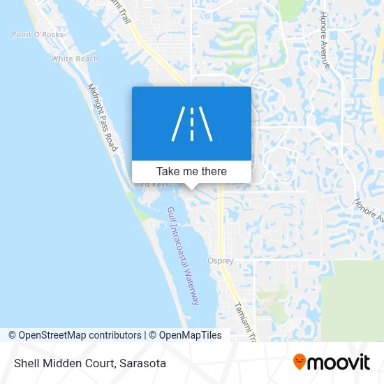 Shell Midden Court map