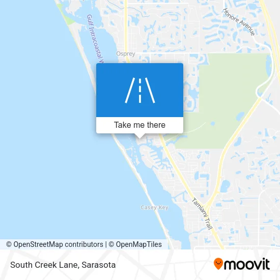 South Creek Lane map