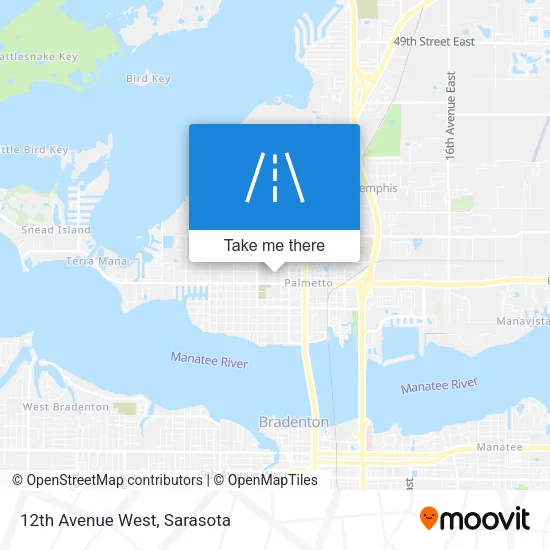 12th Avenue West map