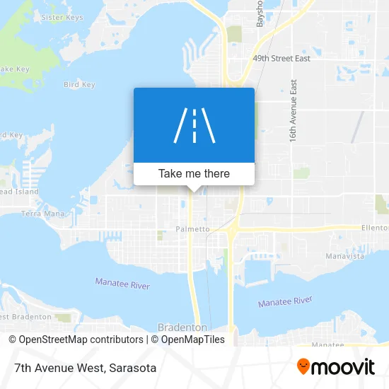 7th Avenue West map