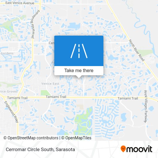 Cerromar Circle South map