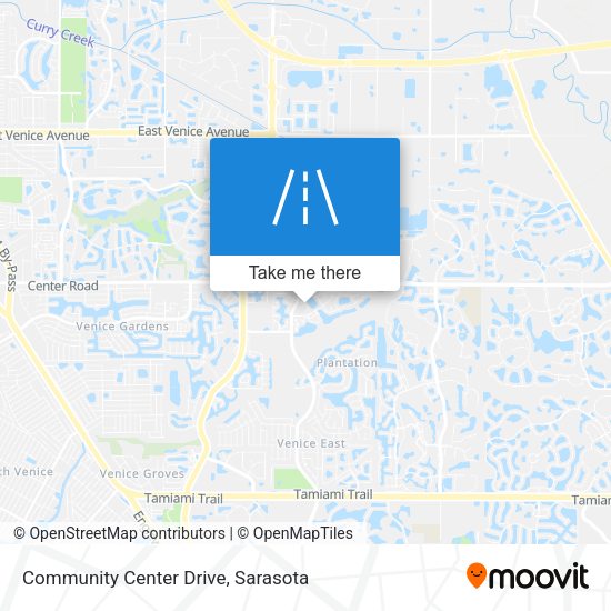 Mapa de Community Center Drive