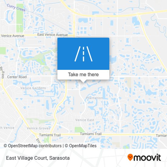 East Village Court map