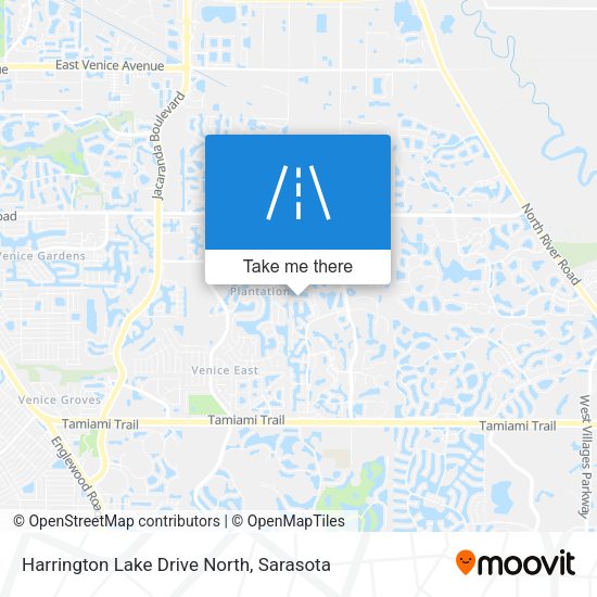 Harrington Lake Drive North map