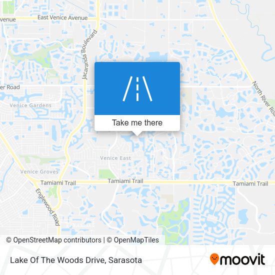 Mapa de Lake Of The Woods Drive