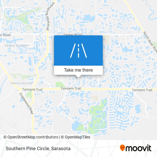 Mapa de Southern Pine Circle