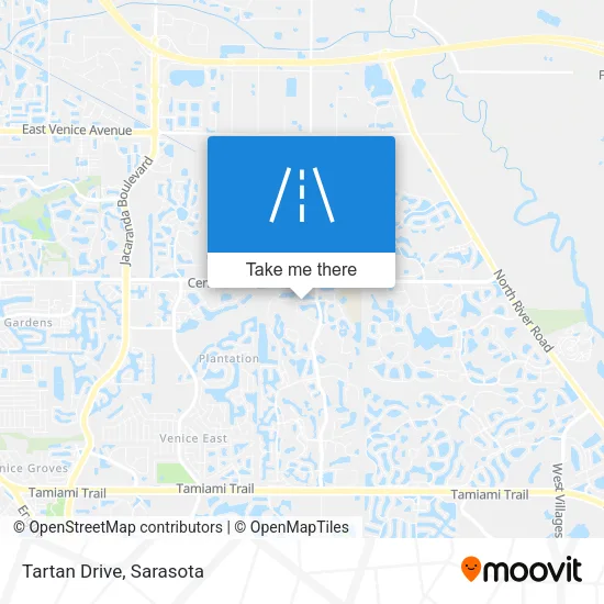 Tartan Drive map