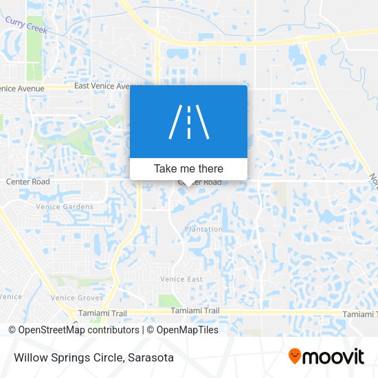 Willow Springs Circle map