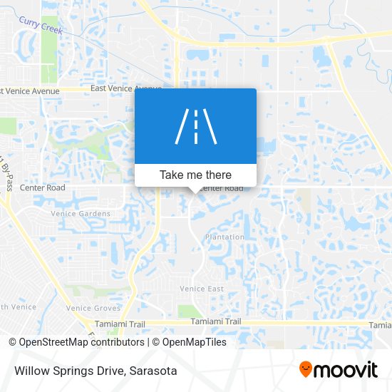 Willow Springs Drive map