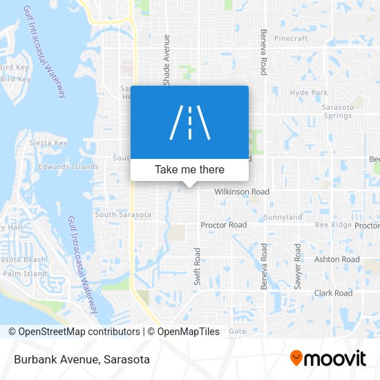 Mapa de Burbank Avenue