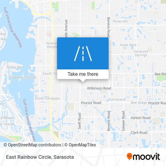 East Rainbow Circle map