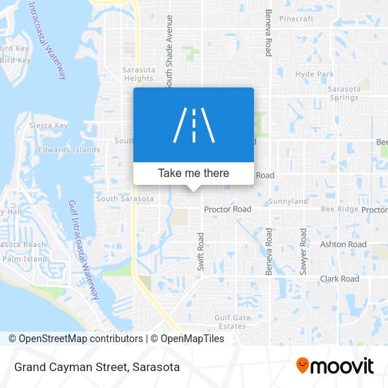 Mapa de Grand Cayman Street