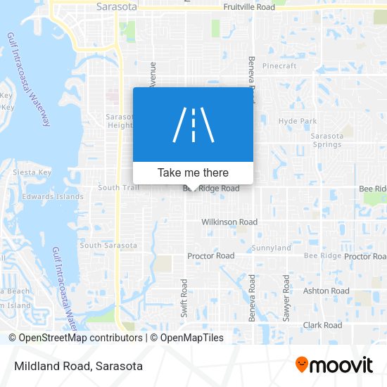Mapa de Mildland Road