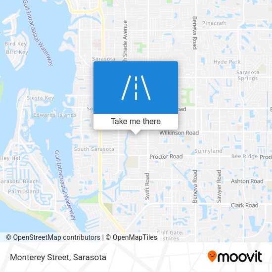 Mapa de Monterey Street
