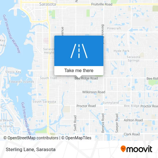 Sterling Lane map