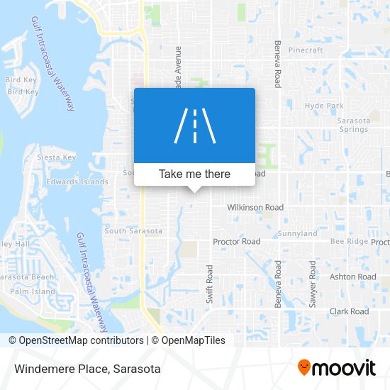 Mapa de Windemere Place