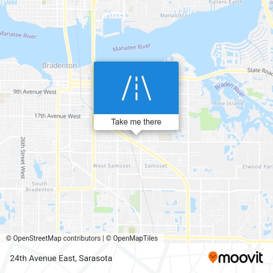 24th Avenue East map