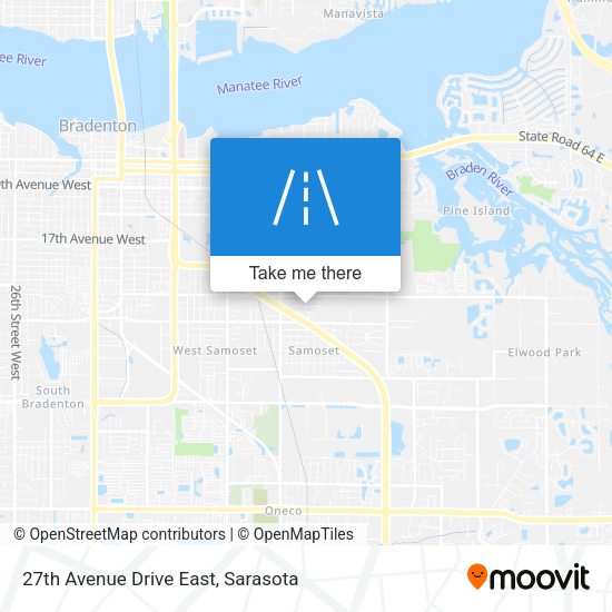 27th Avenue Drive East map