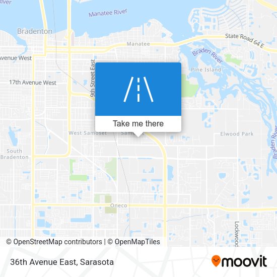 Mapa de 36th Avenue East